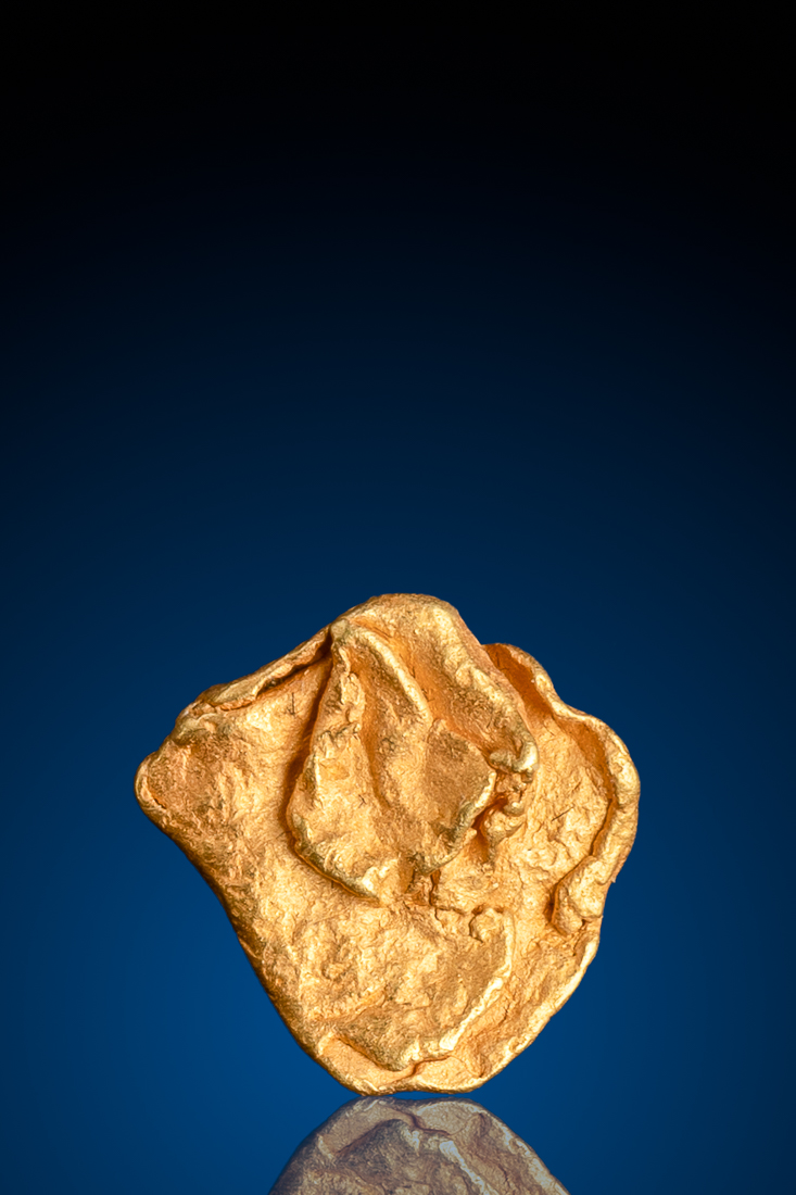 (image for) Unusual Layered Leaf Gold from the Yukon - 1.39 grams